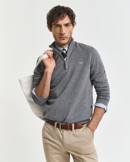 Classic Cotton Half-Zip Sweater